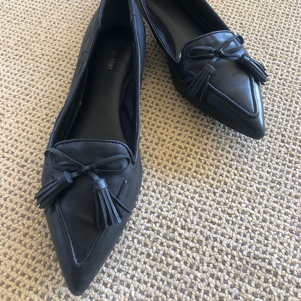 Isaac Mizrahi black flats US 8.5